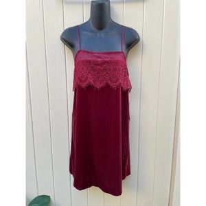 NWOT Cotton Candy L.A Velvet Slip Dress | Sz.Small